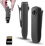 Mini Cassetta di Registrazione con Audio e Video - Piccola Càmara POV 1080P con Carta di 64G - Registratore Portatile Personale DV - Càmara di Notte per la Sicurezza, Rapporti di Lavoro, Assistenza, Viaggi