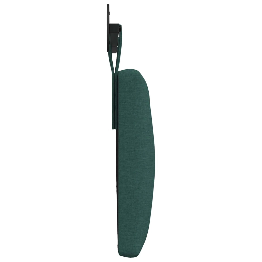 Testiera sospesa Verde Scuro Tessuto