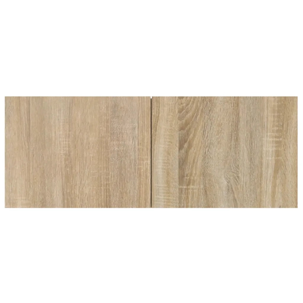 Mobili TV 2 pz Rovere Sonoma 80x30x30 cm in Legno Multistrato 804538