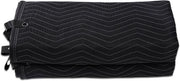 Plafondo assorbente 96" x 80", grande pellicola assorbente con occhielli per bloccare il rumore acustico, blocco luce per porte, nero