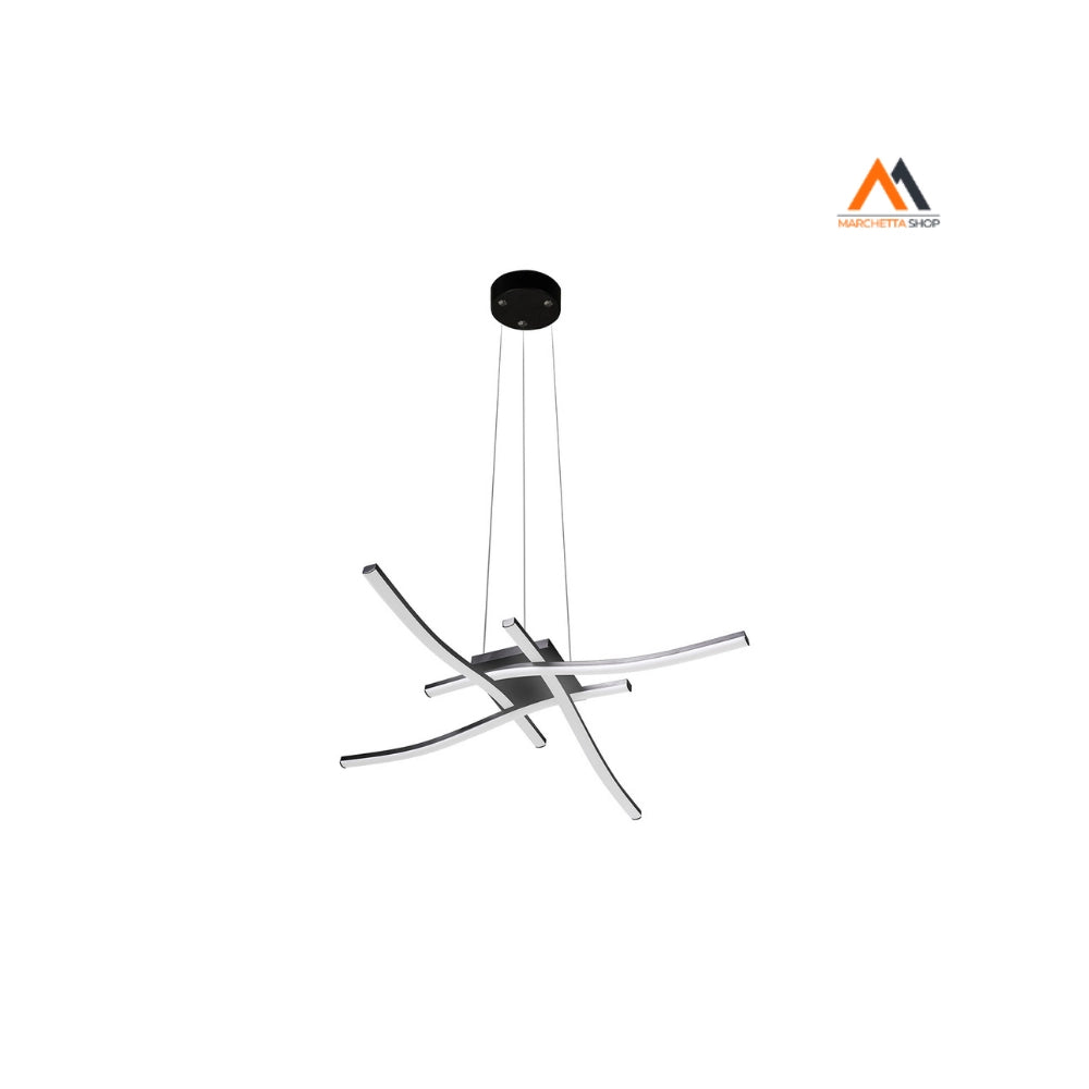 APPLIQUE A SOSPENSIONE LED SERIE 'TRATTI' 35W - 3150LM - col