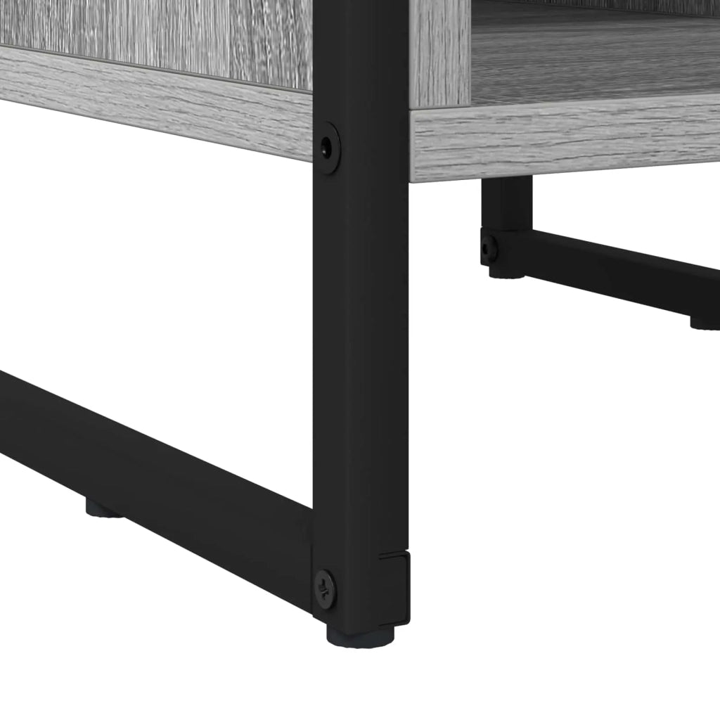 Set di 2 Comodini | Armadio da Notte | Mobiletto da notte Grigio Sonoma 39.5 x 30 x 50 cm