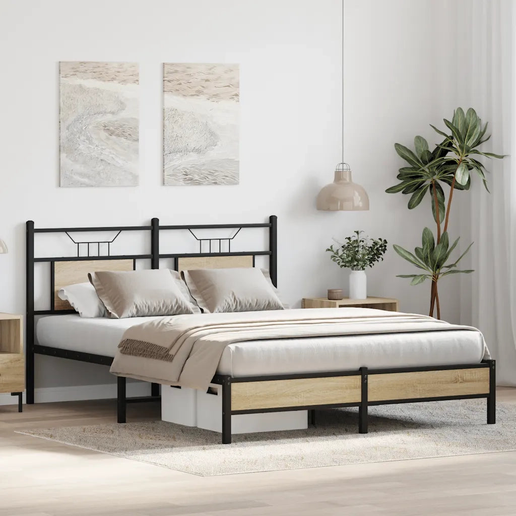 Giroletto senza Materasso Rovere Sonoma 140x190cm in Truciolato 4106944