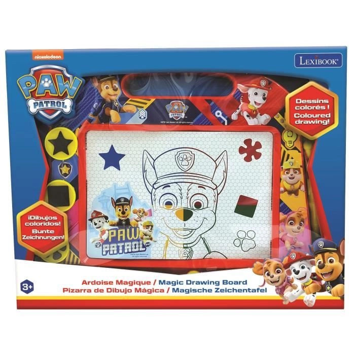 PAT 'PATROUILLE Formato A5 ardesia magica con accessori magnetici per disegnare a colori - LEXIBOOK