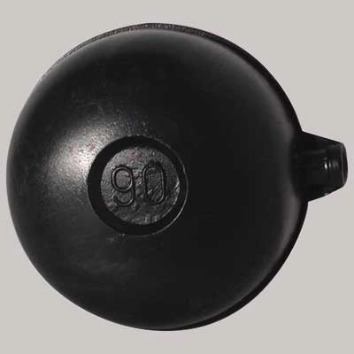 SFERA Ø 90  Inserto ottone 1/4     MADE IN ITALY