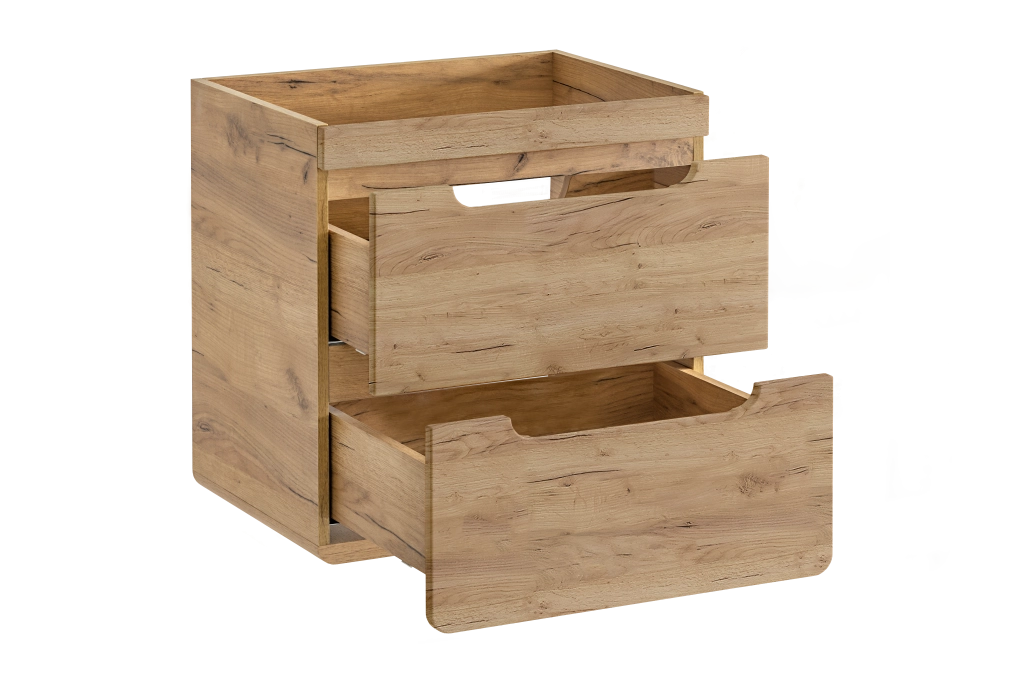 Mobile sottolavabo 60 cm 2 cassetti Aruba Craft 60 x 59 x 46 cm