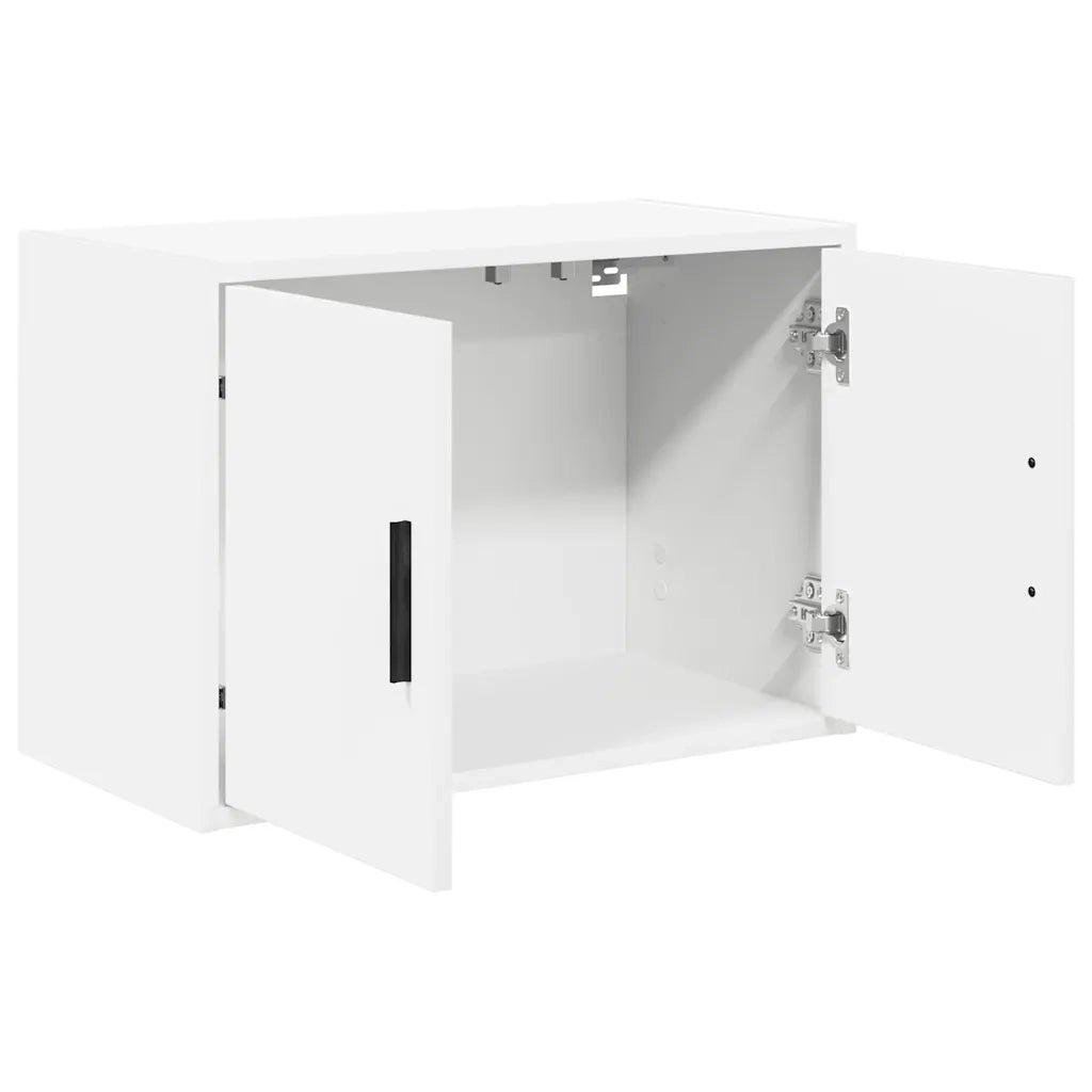 Pensili per Garage 2 pz Bianco in Legno Multistrato CFW5007127