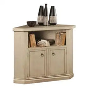 Mobile Porta tv ad angolo Shabby chic avorio anticato