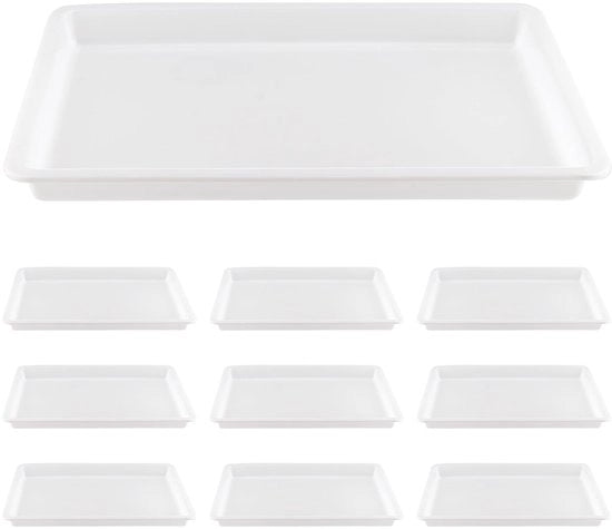 Borsa per attività 10 pezzi - Arte e manualità - Organizzatore - Plastica - 39 x 29 x 4 cm - Resistente alle morsicature - Borsa per arte