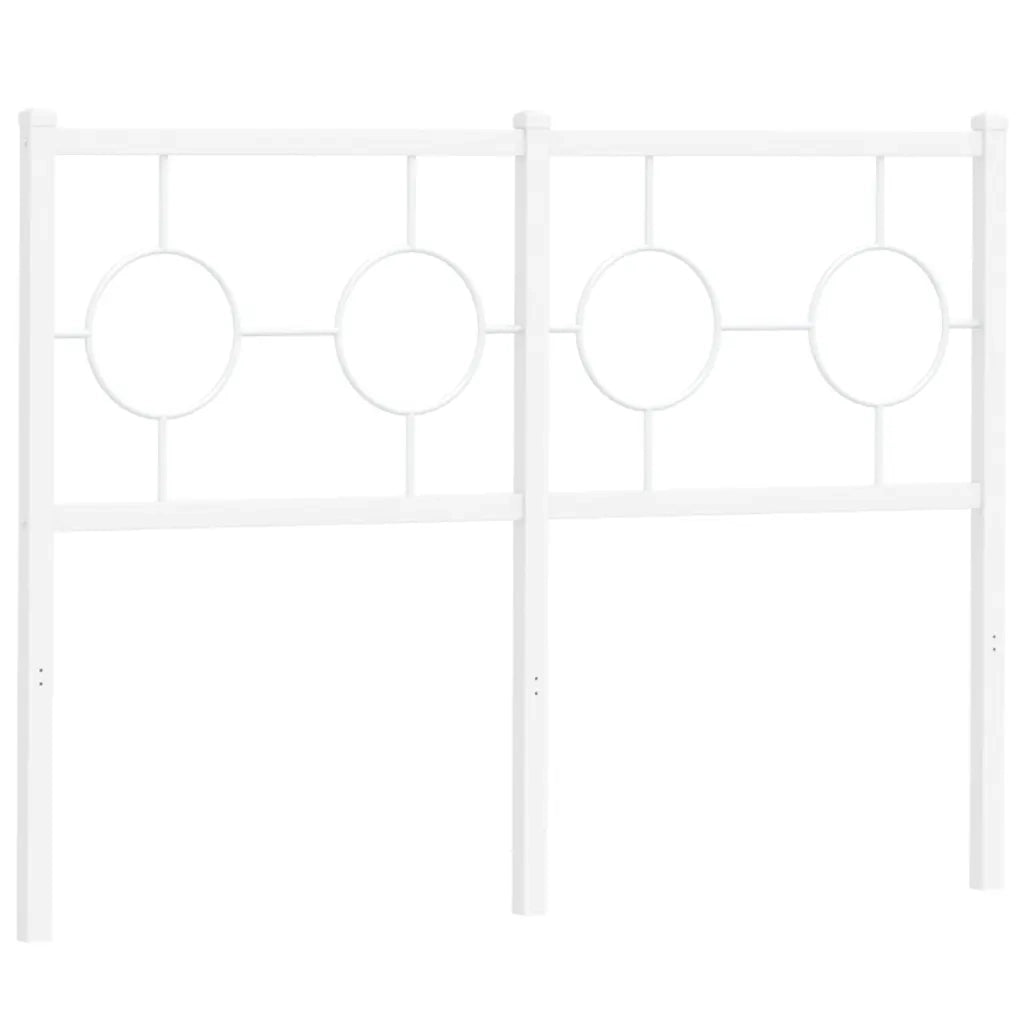 Testiera in Metallo-Testiera in Ferro-Testata Bianco 120 cm 525766