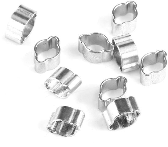 Set di attrezzi per tubi 10 pezzi - Acciaio inossidabile - Adattabile - Galvanizzato - Liscio professionale - Per tubi da 5 a 20mm