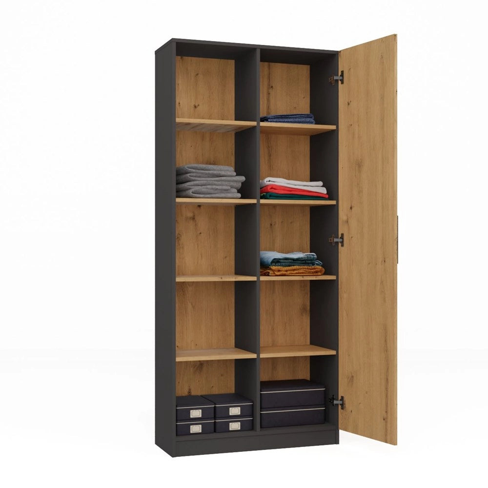 Scaffale MALWA RD/80 antracite artisan libreria moderna