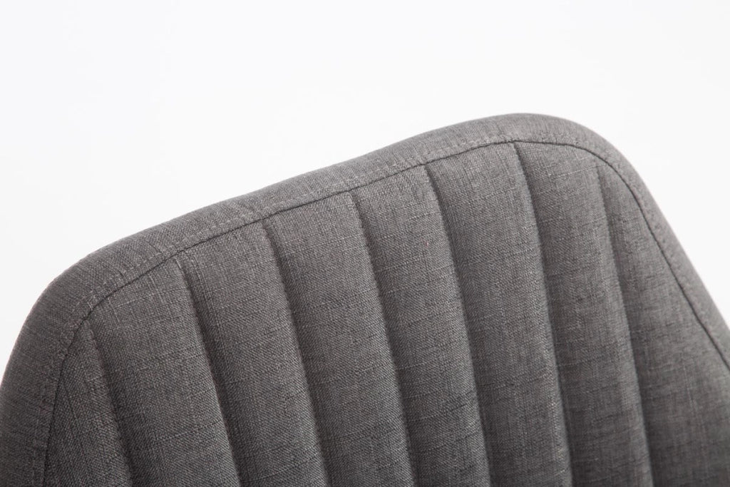Poltroncina Florian in tessuto grigio scuro,natura