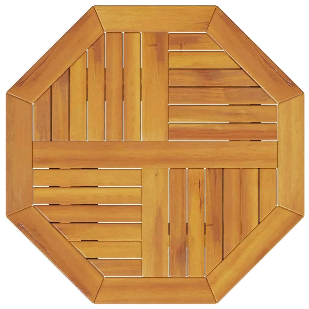 Set Bistro Pieghevole 3 pcs Marrone Legno di Acacia Massello 3375692