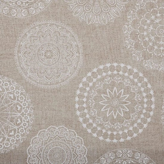 Decorazione da parete in stoffa di canapa, accessori per la casa, rivestimenti leggeri, tovaglie da tavolo, cuscini, tende, borse, 100 cm lunghezza x 280 cm larghezza, Tattoo, Beige - 1 metro