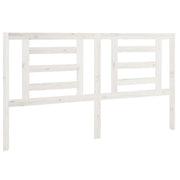 Testiera | Testata per Letto Bianca 166x4x100cm in Legno Massello di Pino