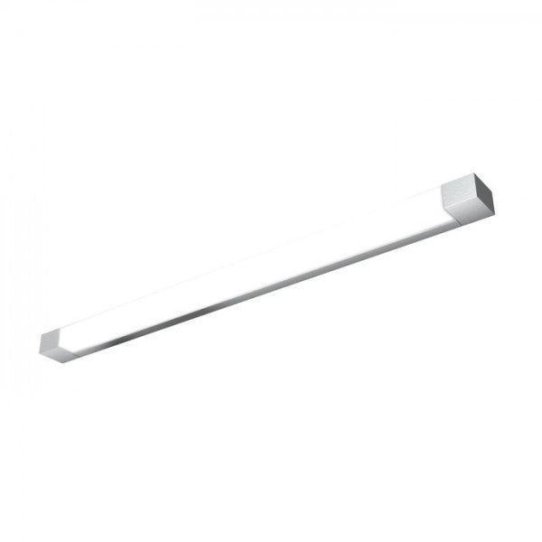Plafoniera a tubo per specchi PERISA 90 da parete alluminio pettinato 230V G5 21W IP44