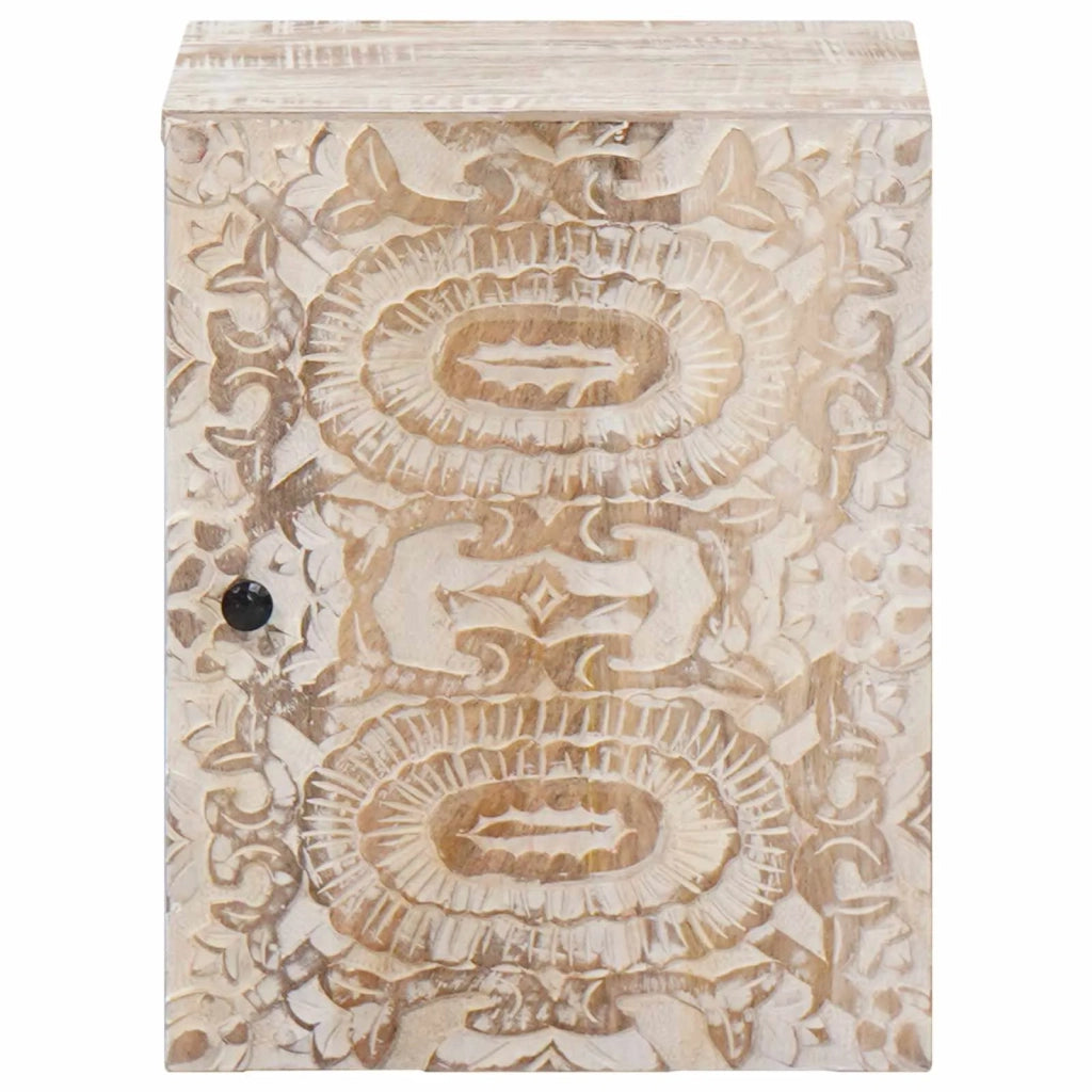 Mobile Appeso da Bagno con porta Bianco 38 x 33,5 x 48 cm 4018388