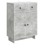 Credenza Grigio Cemento 66 x 34,5 x 90 cm Legno ingegnerizzato