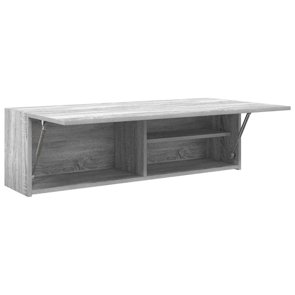 Mobile da Bagno Grigio Sonoma 100x25x30 cm in Truciolato 860099