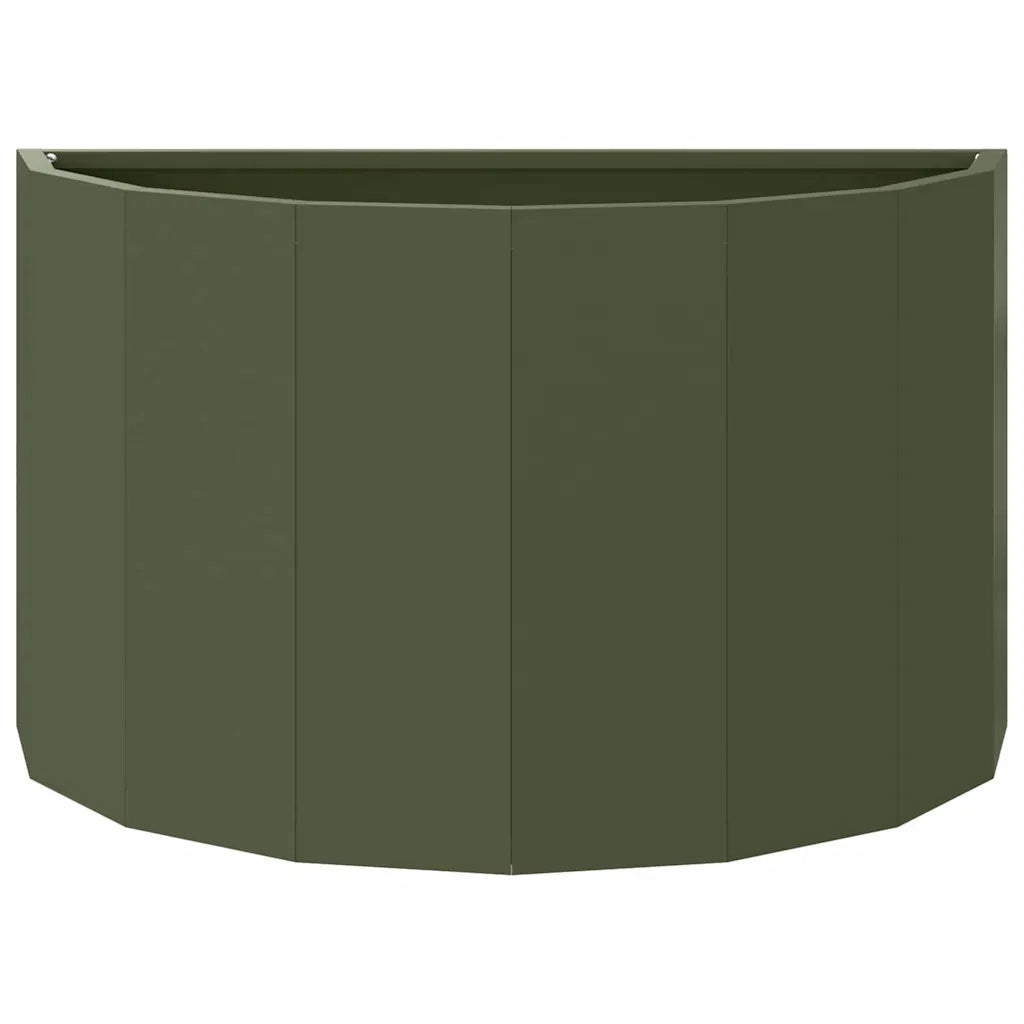 Fioriera Verde oliva 60 x 30 x 35 cm Acciaio 883699