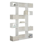 Biblioteca Sally, Libreria 7 Ripiani, 120x20x171h cm Bianco