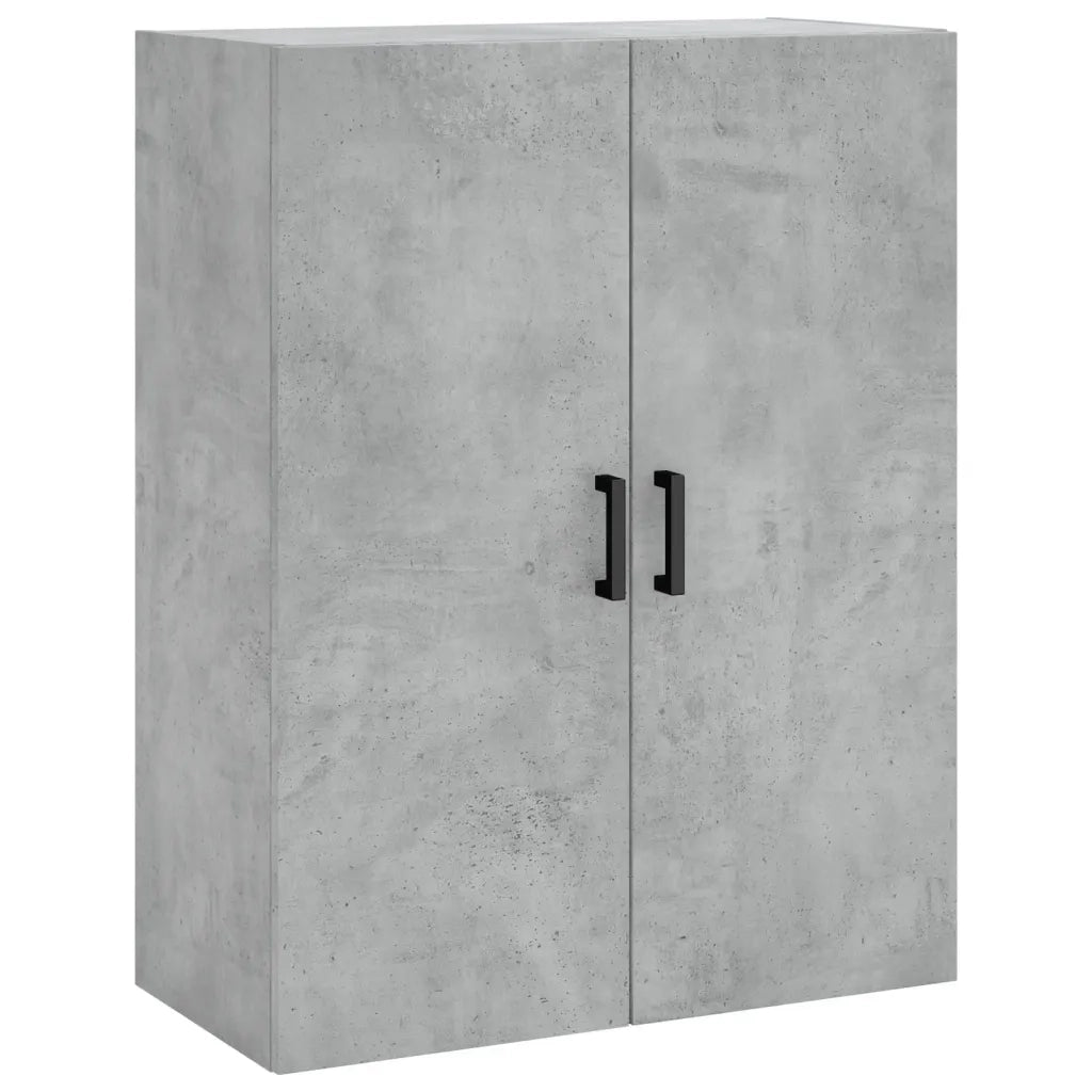 Credenza-Buffet-Armadio da cucina Grigio Cemento 69,5x34x180 cm in Legno Multistrato 835487