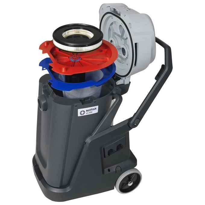 Nilfisk VL500 35 18 L Aspiratore a cilindro Secco e bagnato 1350 W Sacchetto per la polvere