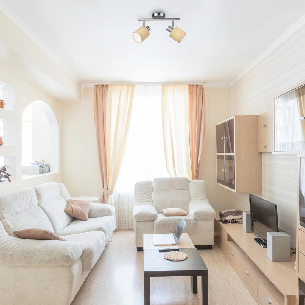 Faretto doppio parete-soffitto marrone 2xE14 Natina Rabalux