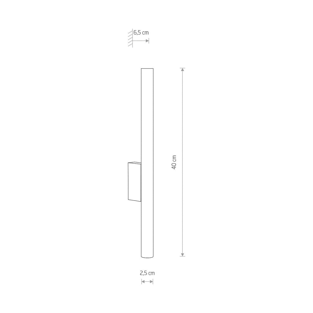 Applique LED Nowodvorski Laser ottone/nero 2xG9 40cm