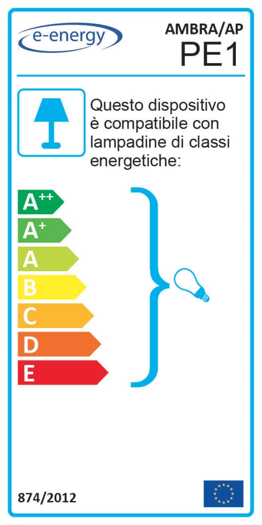 Applique ganci marrone con vetro screpolato ambra