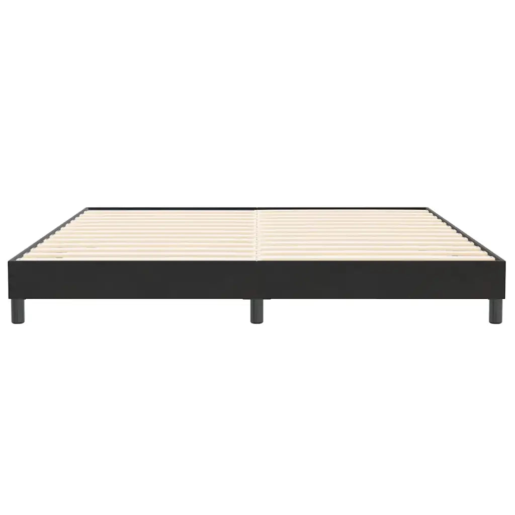 vidaXL Giroletto senza Materasso Nero 200x210 cm in Velluto