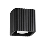 Plafoniera RIFF 1 nera GU10
