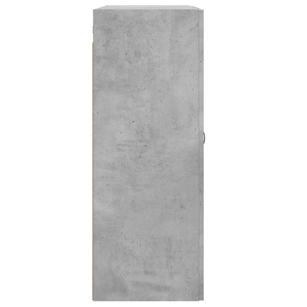 Armadietti a Parete 2 pz Grigio Cemento in Legno Multistrato CFW3399768