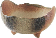 Vaso Bonsai a forma di mezzaluna rustica 12 cm - manufatto artigianale giapponese - verde sabbia - piante da giardino - vaso decorativo per fiori - vaso da giardino esterno