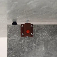 Tavolo Pieghevole in Legno per 4-6 Persone con Ruote, 75x140x74cm, Grigio