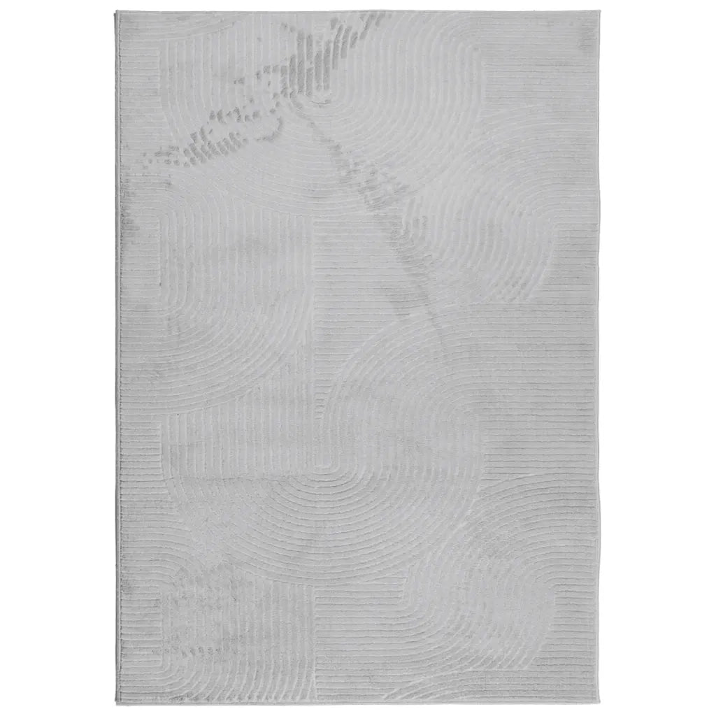 Tappeto IZA a Pelo Corto Aspetto Scandinavo Grigio 120x170 cm