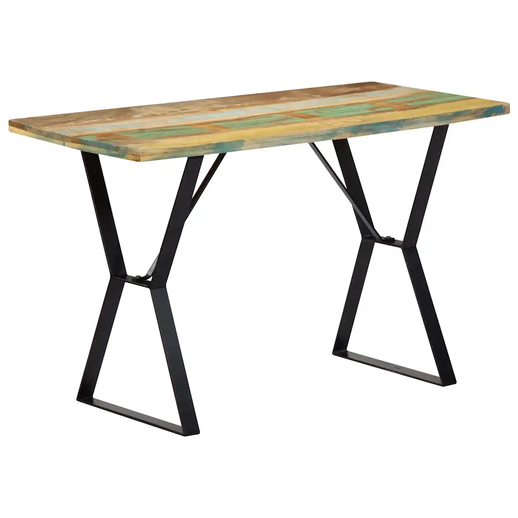 Tavolo da Pranzo 120x60x76 cm in Legno Massello di Recupero cod mxl 15966