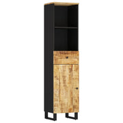 Mobile da Bagno | Armadio da bagno 38x33x160 cm in Legno Massello di Mango