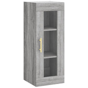 Armadietto a Muro | Mobile a Parete Grigio Sonoma 34,5x34x90 cm