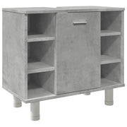 Mobile da Bagno | Armadio da bagno Grigio Cemento 60x32x53,5 cm Legno Multistrato