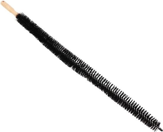 Spazzola per radiatori e filtri con manico flessibile, 70 cm, con set di spazzole e panno in tessuto.