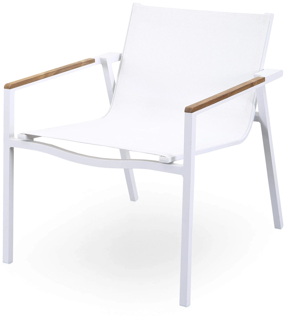 Set Tavolino e 2 Sedie da Giardino in Alluminio Kraus Raffaello Bianco