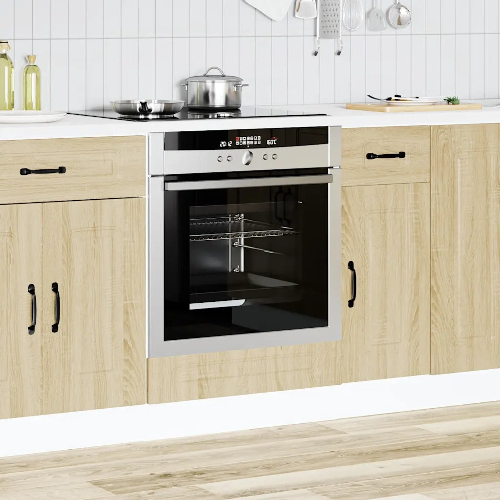 Pensile da cucina | Armadio per Forno Kalmar Rovere Sonoma in Legno Multistrato