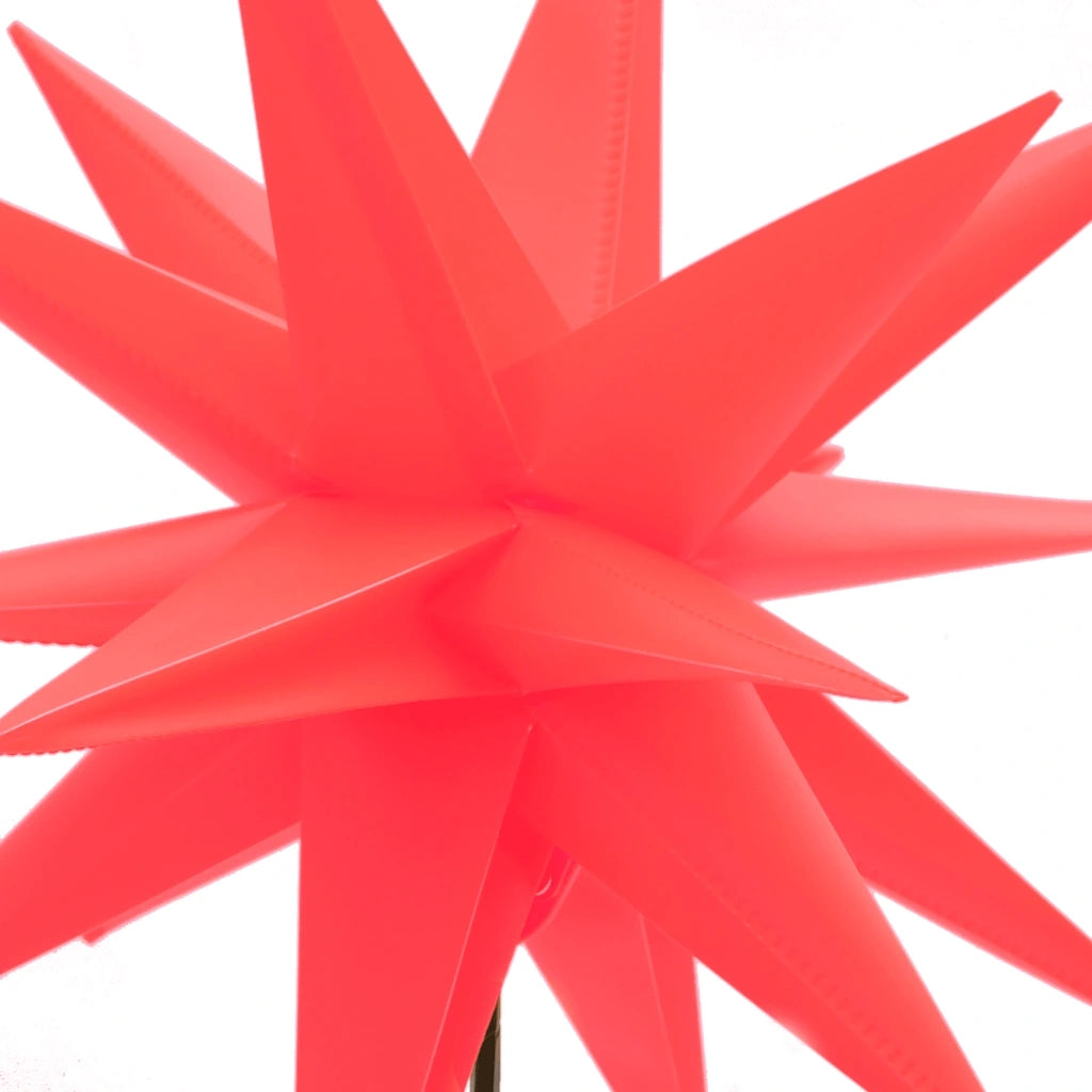 Luci di Natale con Picchi e LED 3 pz Pieghevoli Rosse 57 cm CFW4994659