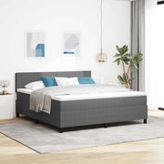 Letto a Sorgente LED Grigio chiaro e bianco 180 x 200 cm 3337611
