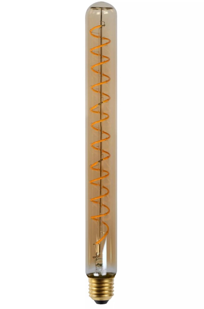 Lampadina LED vintage dimmerabile tubolare ambra E27 4,9W