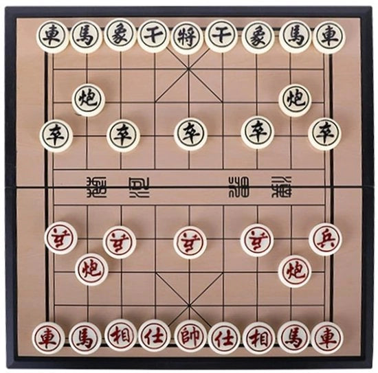 Sistema di Scacchi Magnetici da Viaggio - Tabellone Opportuno - Set Compattibile - 32 Pezzi da Scacchi - Progettazione Portatile - Dimensioni 25 x 25 x 3 cm