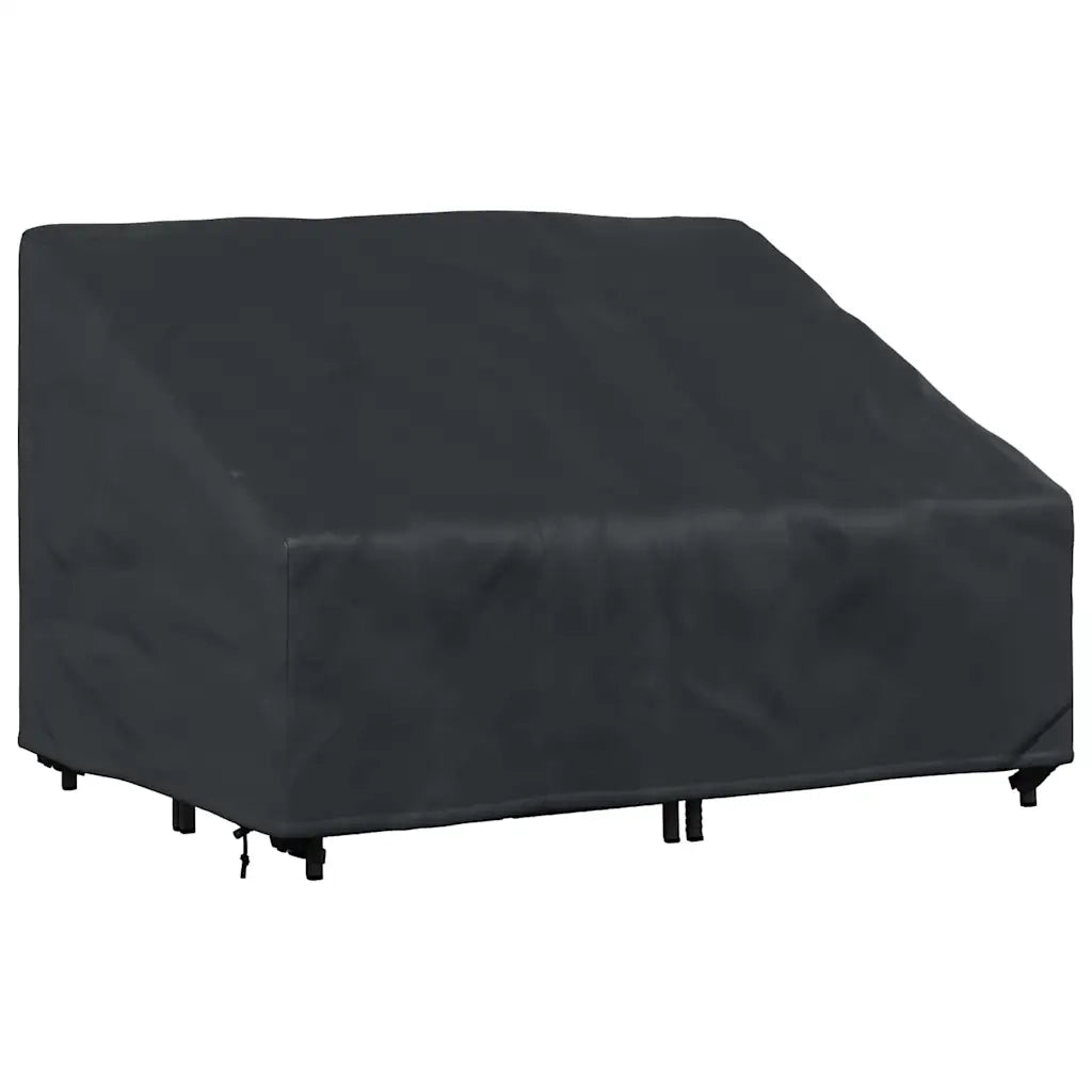 vidaXL Copertura per panchina da giardino 130 x 95 x 40 / 80 cm