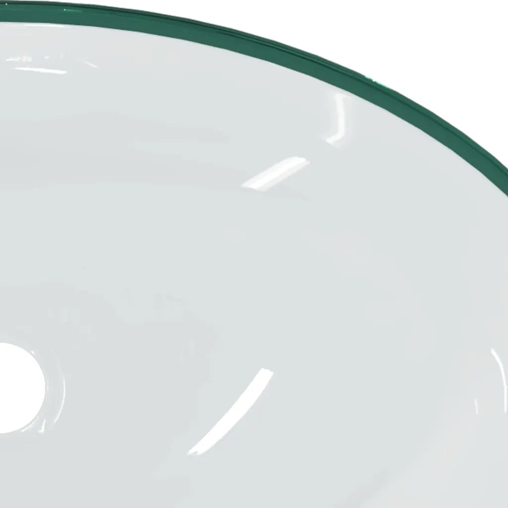 Lavandino in Vetro Temperato 54,5x35x15,5 cm Trasparente CFW5454357